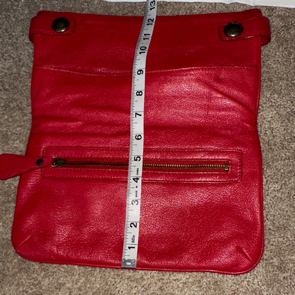 Marc Jacobs Red Leather Clutch - Picture 11 of 12